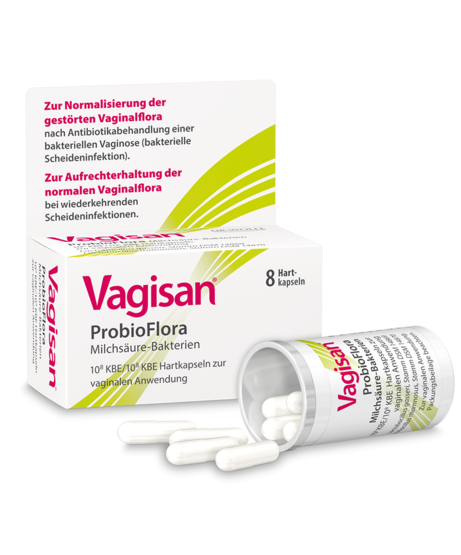 Vagisan ProbioFlora – Milchsäure-Bakterien Vaginalkapseln
