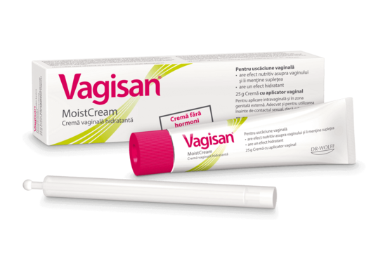 Sobru alege sari inauntru  Vagisan MoistCream Cremă vaginală hidratantă împotriva uscăciunii vaginale